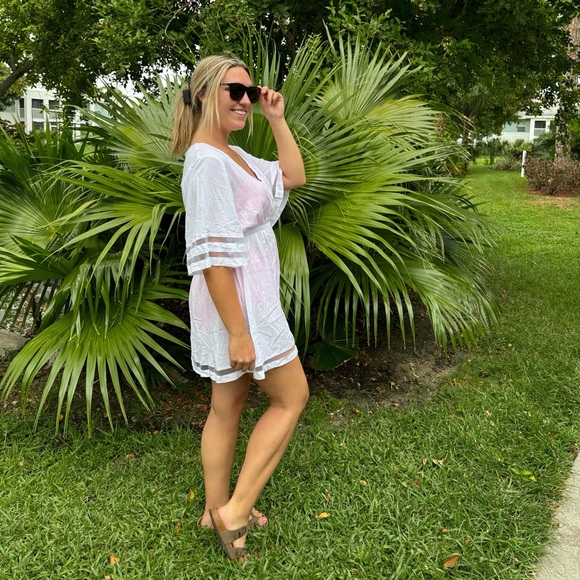 NWT white cover up - Picture 1 of 2